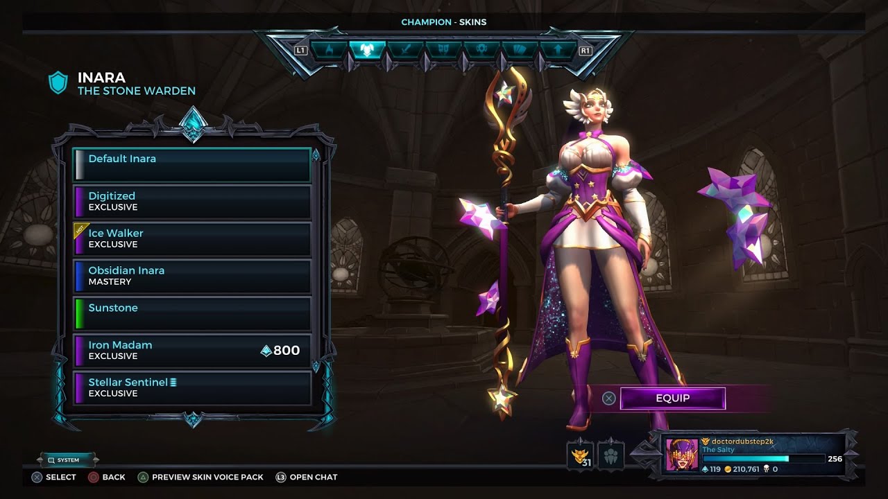 paladins Radiant stars battle pass skins