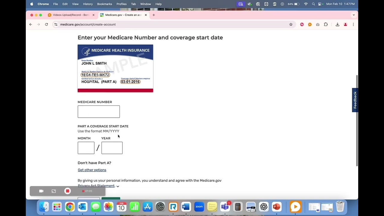 How to Create a Medicare.Gov Account for the First Time