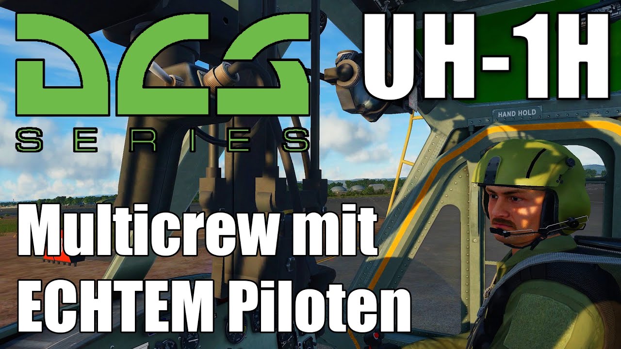 DCS: UH-1H - Flugstunde mit ECHTEM Piloten (Huey Multicrew)