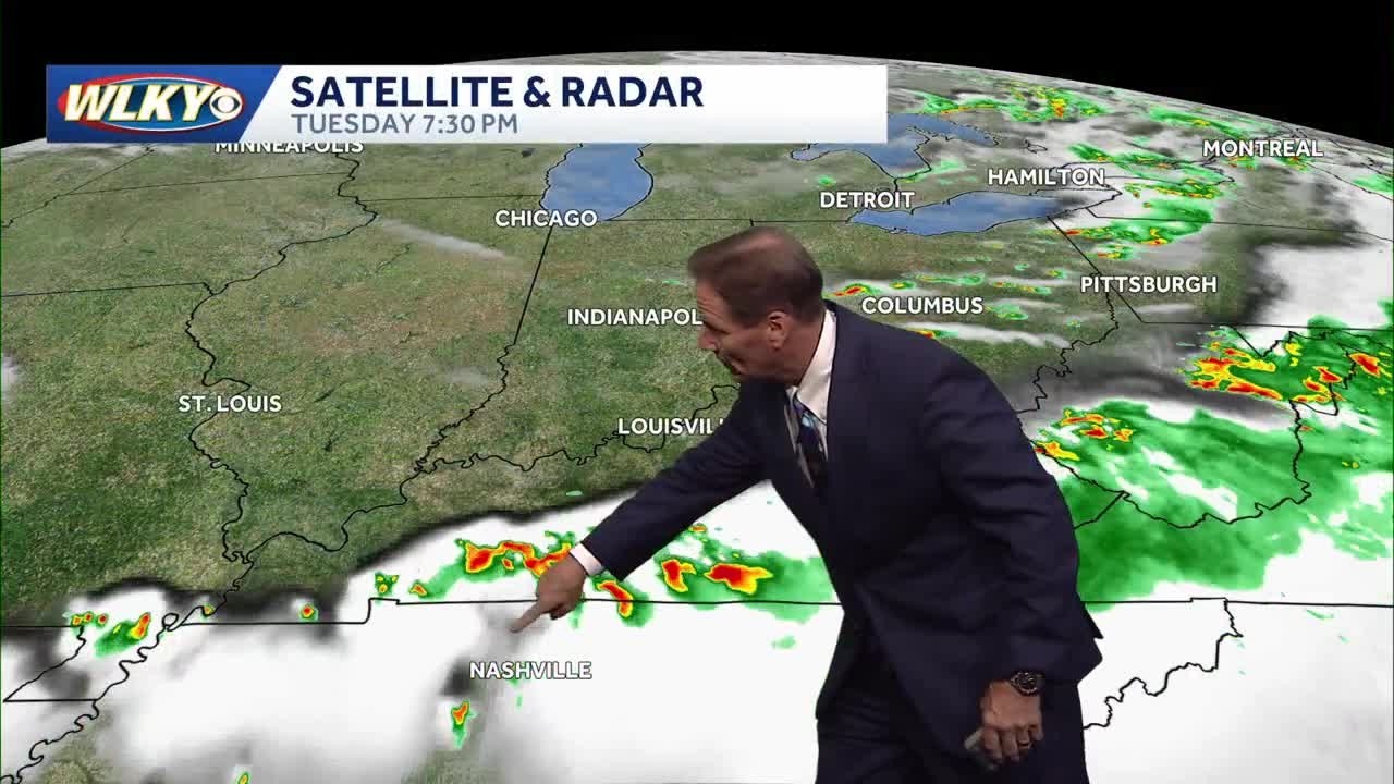 Turning cooler and less humid