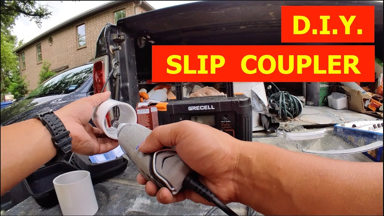 HOW TO MAKE YOUR OWN PVC PIPE SLIP COUPLER (DIY REPAIR COUPLER)