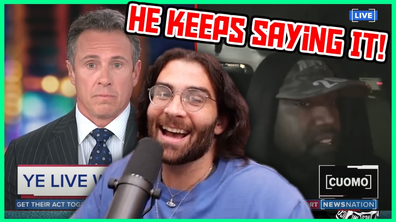 Kanye DOUBLES DOWN On Offensive Language | Hasanabi Reacts to Ye on Cuomo