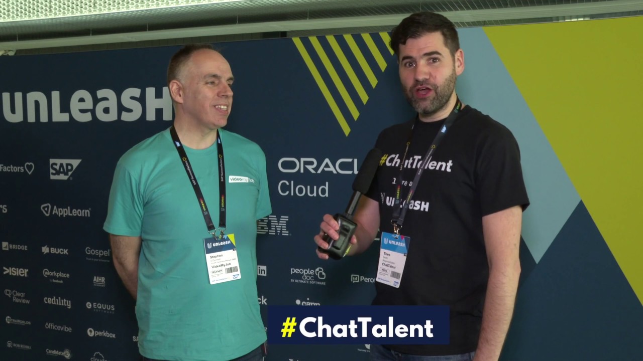 Stephen O'Donnell of VideoMyJob chats with us at Unleash London 2019