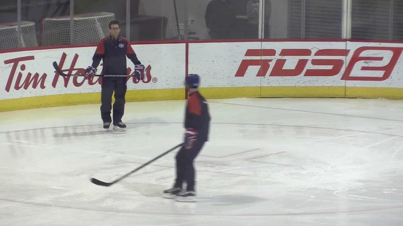 RAW: Montreal Canadiens Paul Byron on the ice