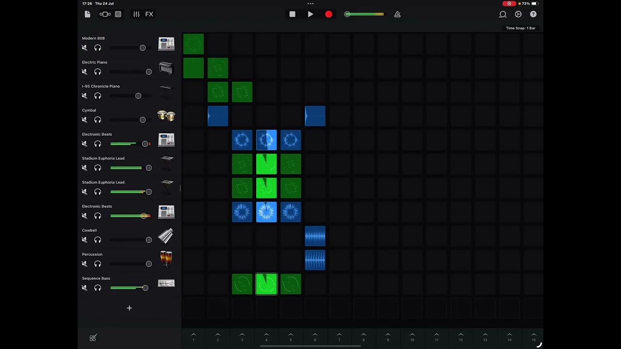 Ariette - dance song - garage band 