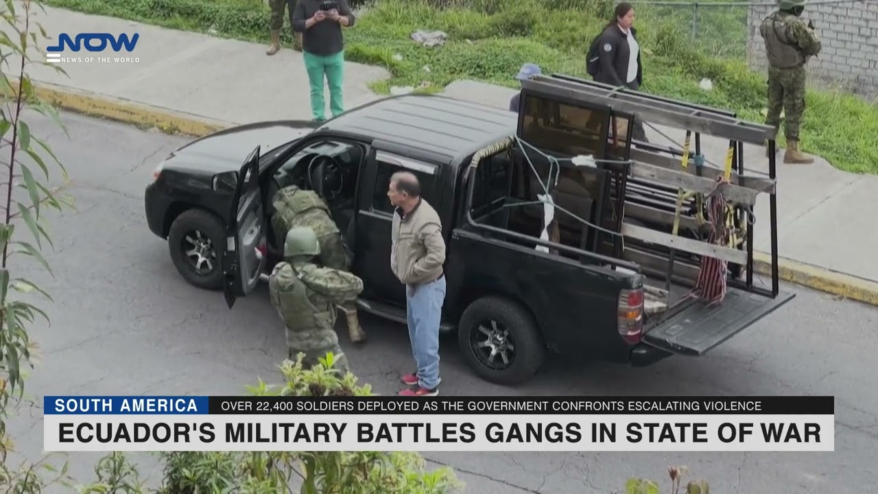 Ecuador's Military Battles Gangs in State of War