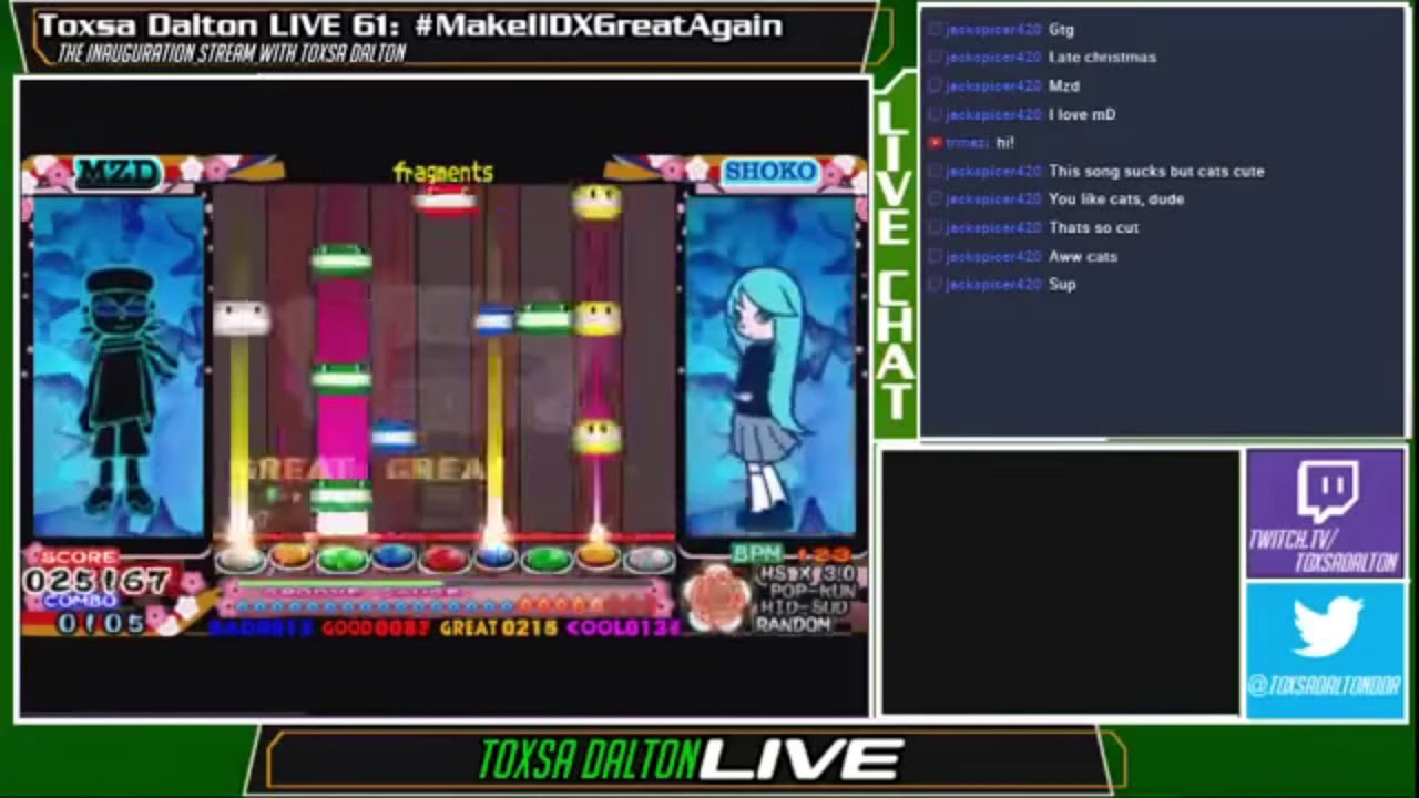(ToxicTurtle) fragments【EX☆43】 【pop'n portable 2】B Rank