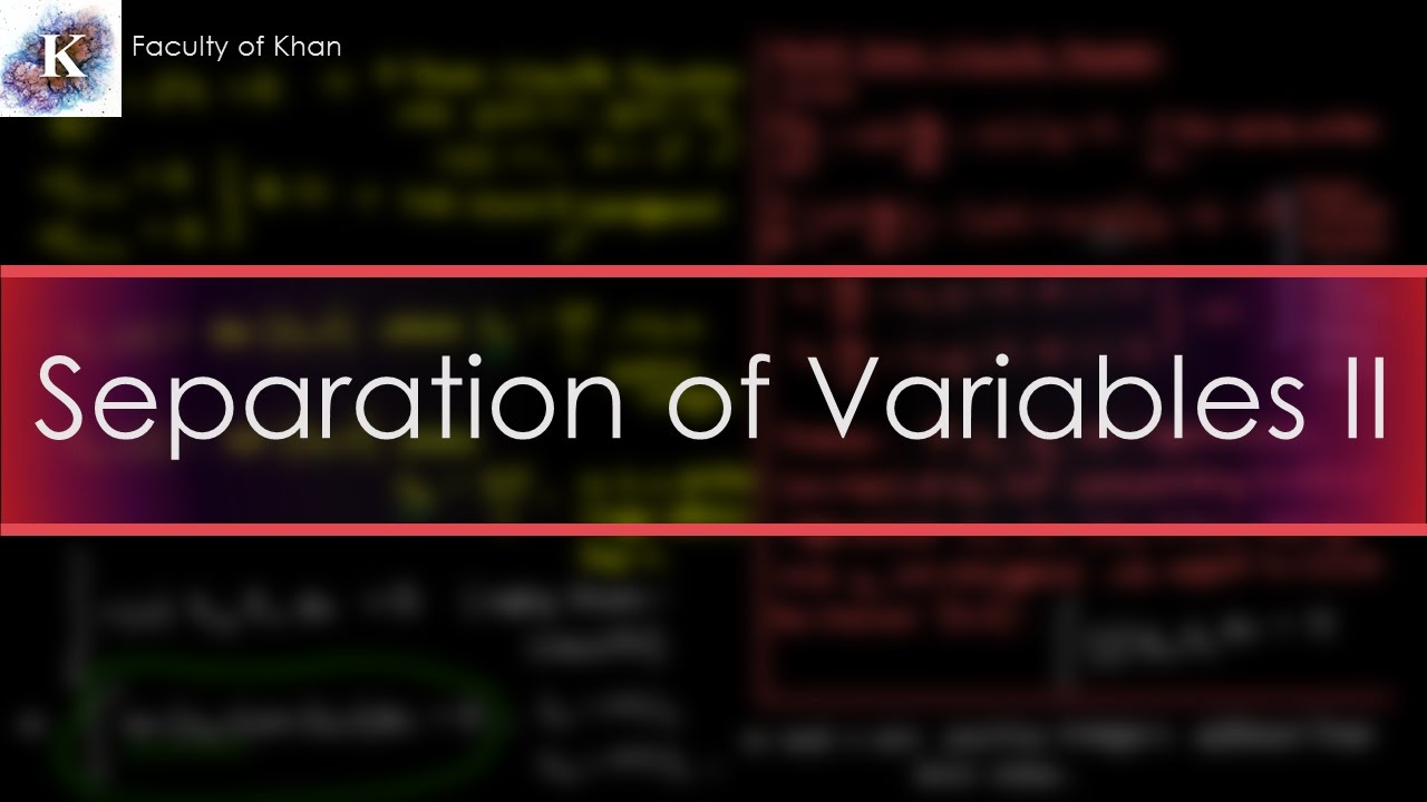 Solving the 1-D Heat/Diffusion PDE by Separation of Variables (Part 2/2)