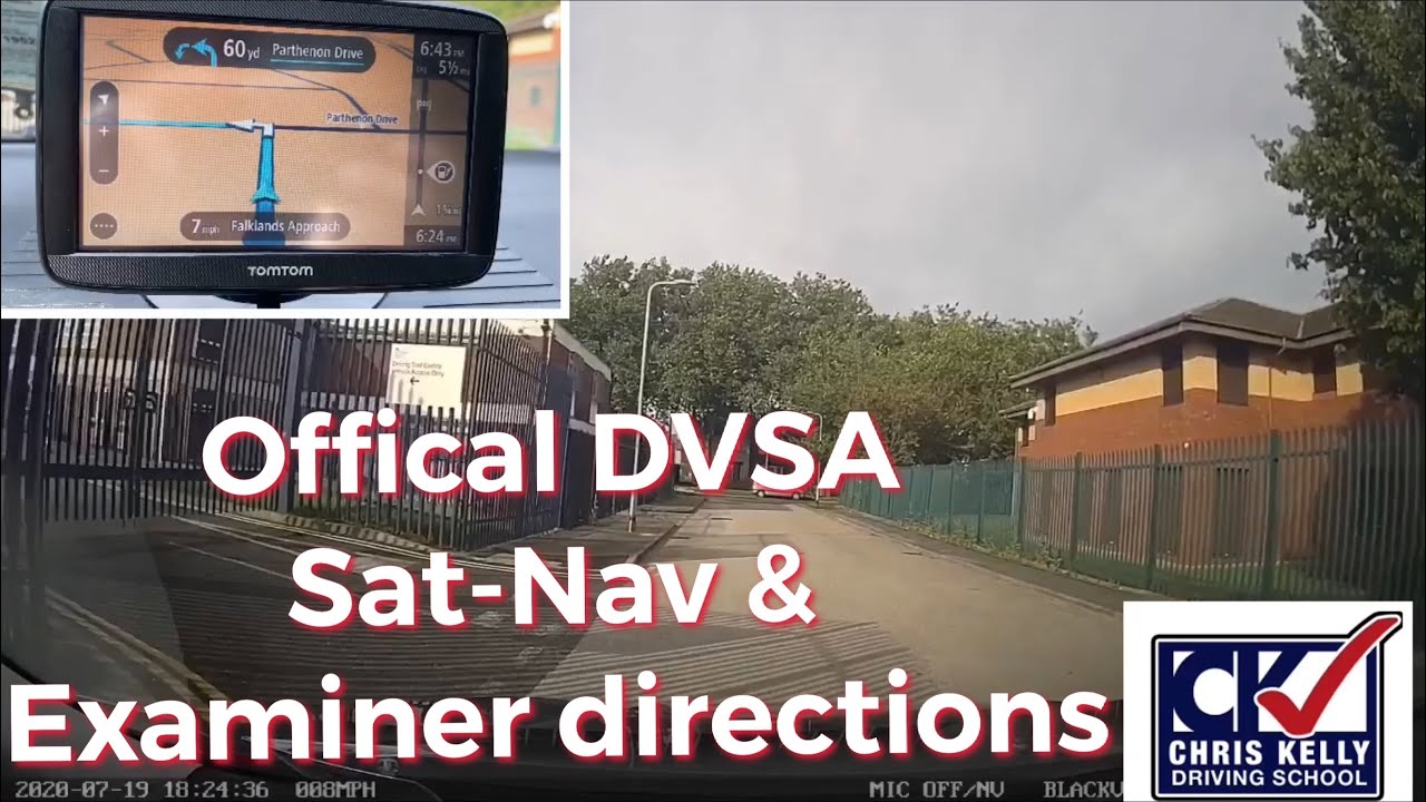 Sat-Nav Test Route in Norris Green with examiners directions