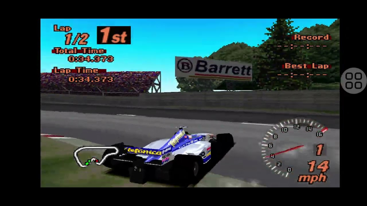 Gran Turismo 2 Project A Spec Mod Gameplay HD F1 Car (DuckStation)