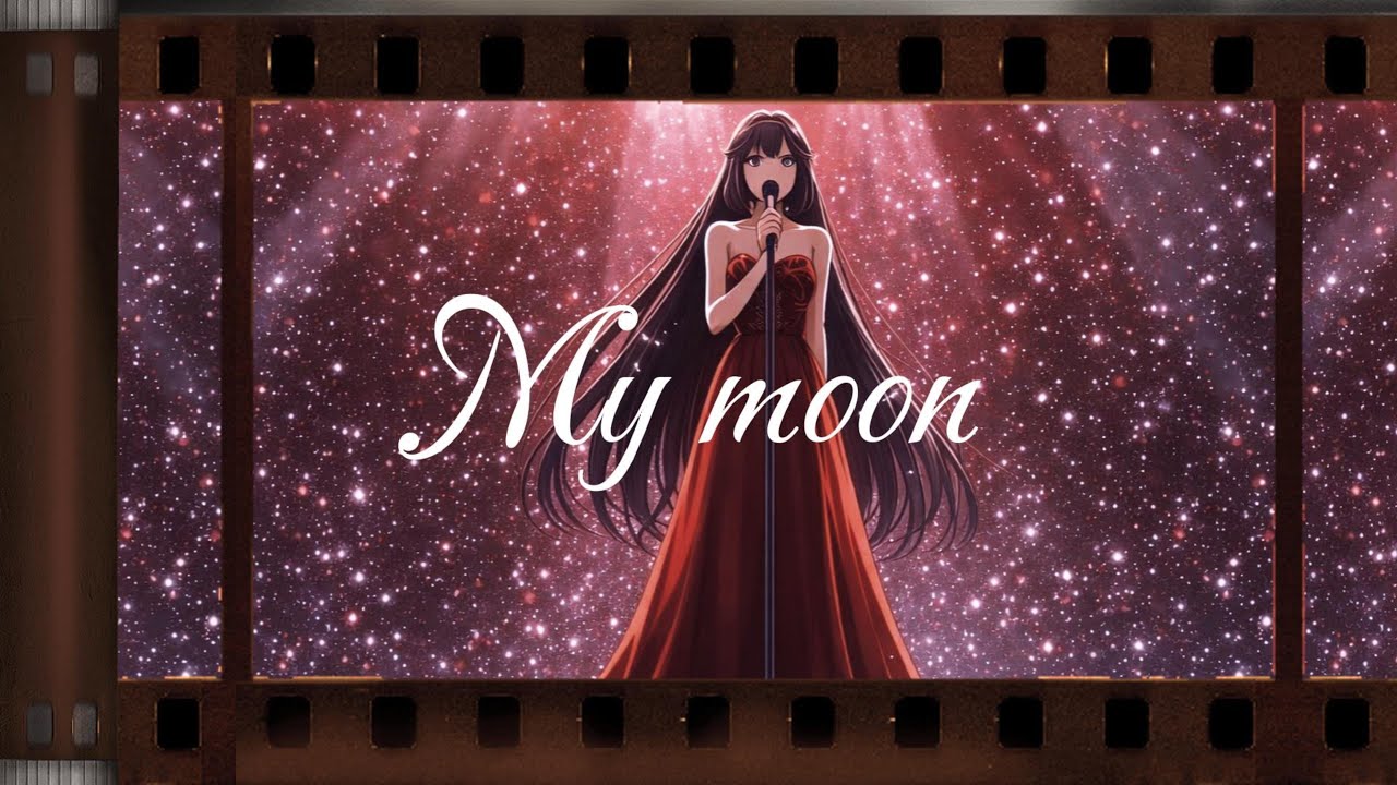 If i was the Earth, you'll be my moon // My moon, lyric video by Ales.