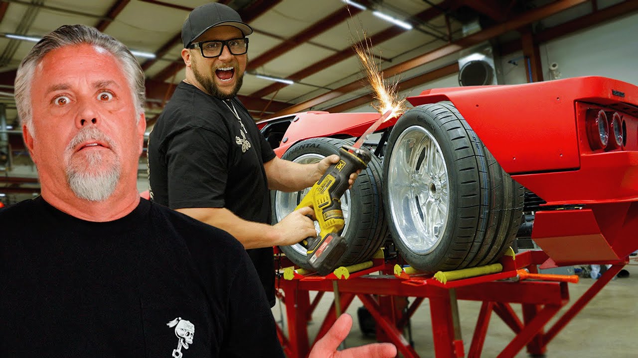 We Cut The 6x6 Ferrari Testarossa In Half!