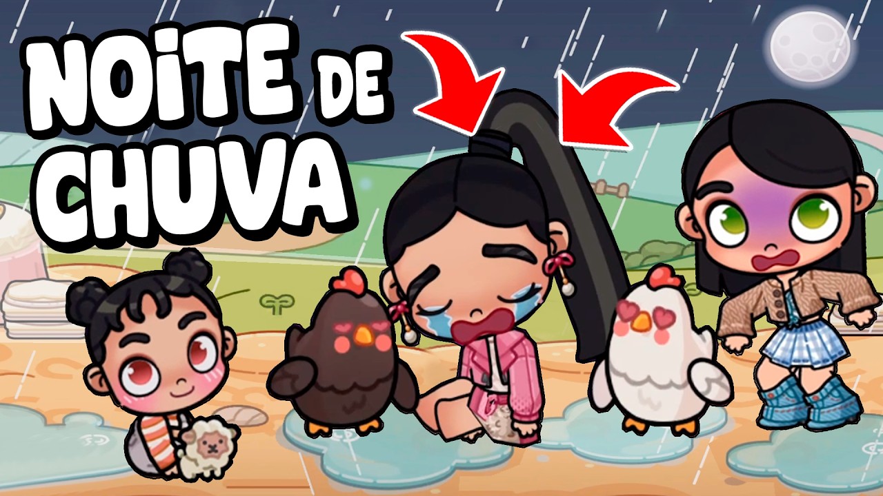 ROTINA NOITE DE CHUVA NA FAZENDA | PAZU AVATAR WORLD ROTINAS E HISTÓRIAS