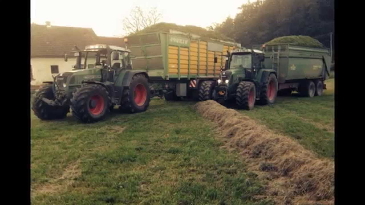 Biogasanlage Schmid Polster 2014, Häckseln Fendt Vario 828 Fliegl Abschieber Dolly Gülleausbringer