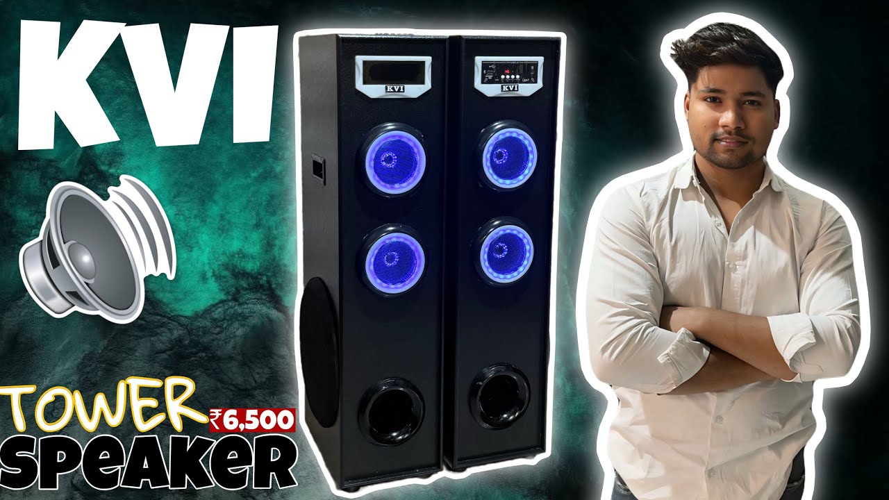 KVI Dual Tower Home Theatre | Heavy Bass system | Unboxing & Review | Guru Electronics 
