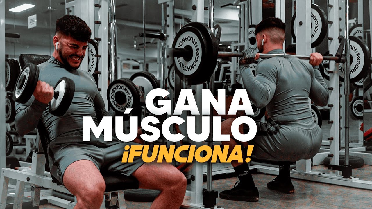 MEJOR Rutina Torso Pierna de 4 Días para GANAR Masa Muscular en el Gym