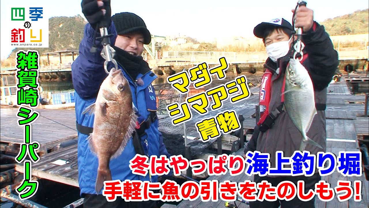 冬はやっぱり海上釣り堀　手軽に魚の引きをたのしもう！（四季の釣り/2021年1月29日放送）