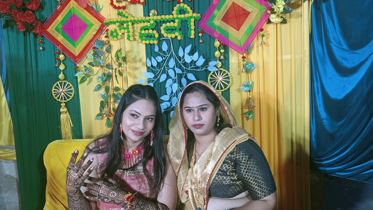  लो जी आ गया दीदी की हल्दी मेंहदी का ब्लॉग 😍😍@hemasharmavlog