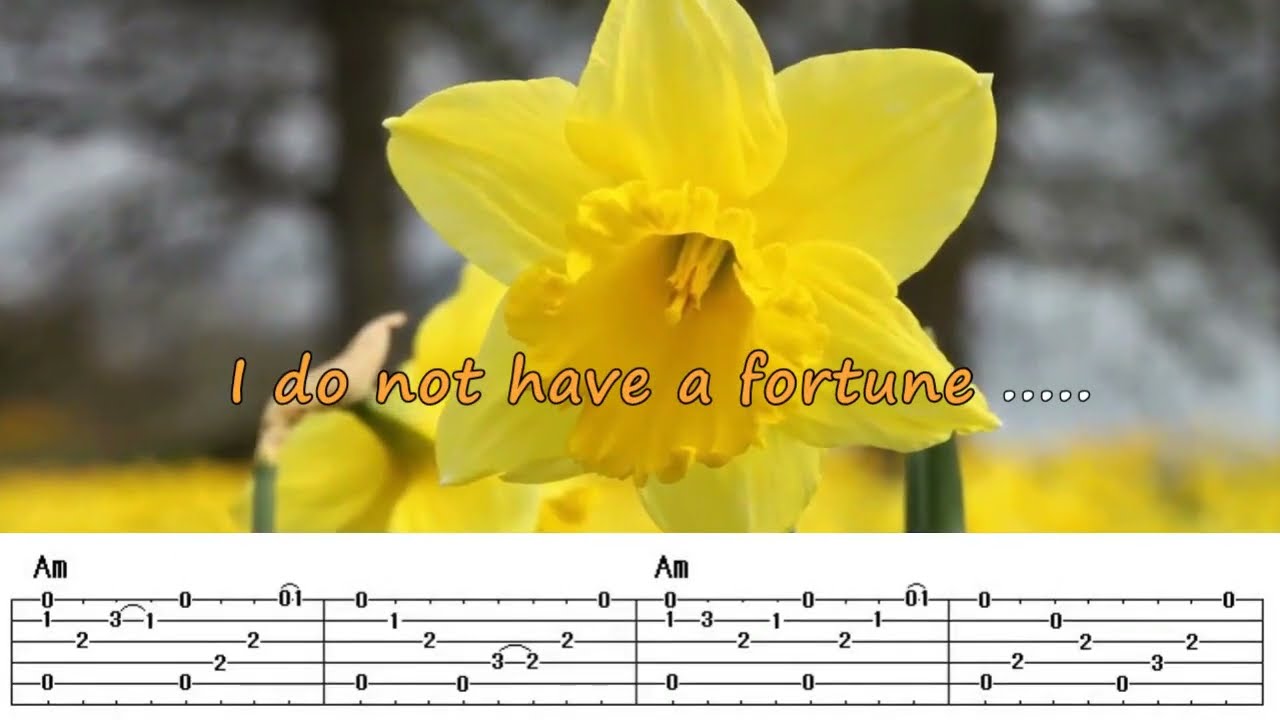 [TAB 악보] Seven Deffodils{일곱송이 수선화} - #Pop, #양희은, #(Brothers Four)