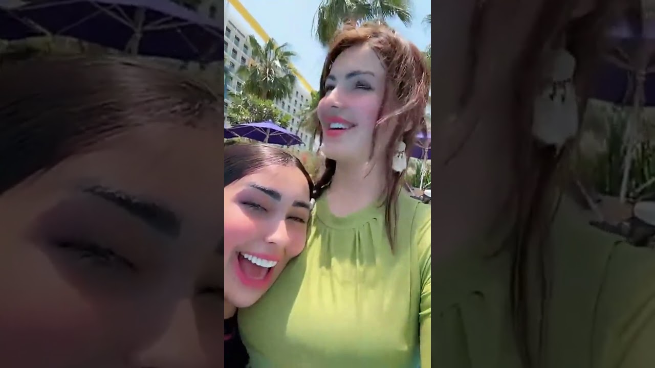 اجواء خيالية من نور دياب في المنتجع السياحي وعم تسبح مع الاولاد واسراء اسو #نور_دياب #عصام_ونور