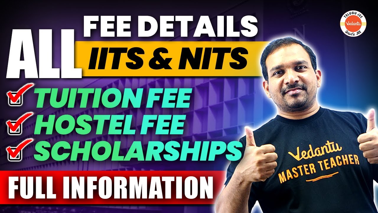 All IITs NITS Fee Details | FULL Information | Tution Fee, Hostel Fee, Scholarships | Kiran Sir