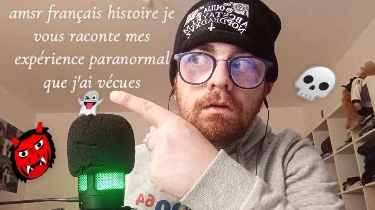 ASMR français histoire je vous raconte mes expérience paranormal que j'ai vécues 🖤