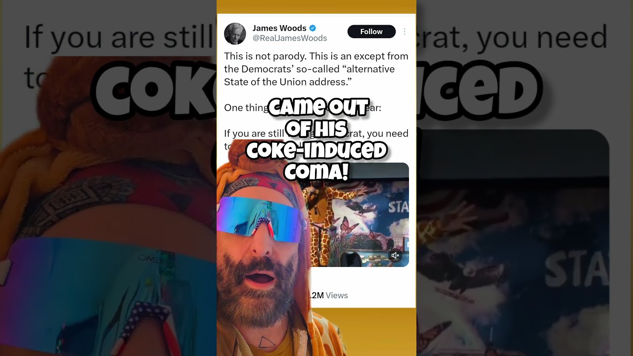 Ted Cruz and James Woods triggered over giraffe!