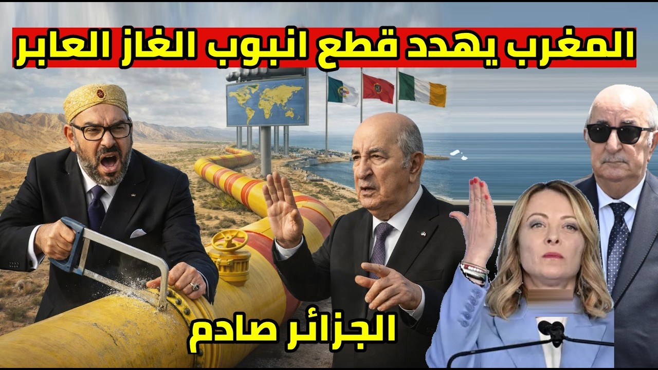 المغرب يهدد بقطع انبوب غاز الجزائر نيجيريا و ايطاليا تصدم و ترفض طلب فرنسا