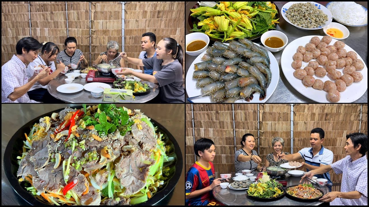 Lẩu Hến và Bắp Bò Trộn Gỏi | Thuý Nhân Trà Vinh #455