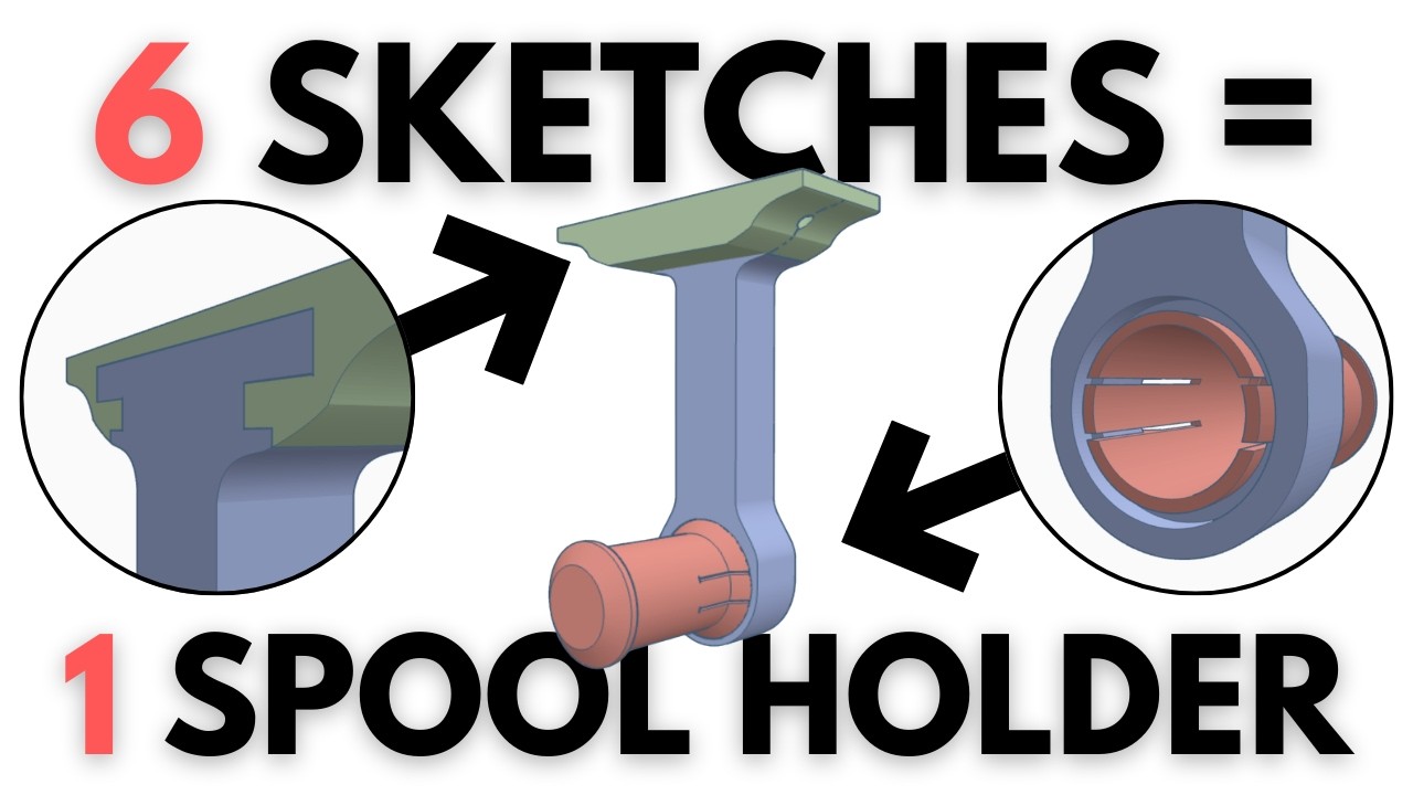 Наложение и дополнение эскизов для точной подгонки в Tinkercad.