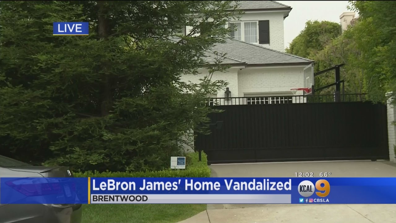 LeBron James’ Brentwood Home Vandalized With Racial Slur