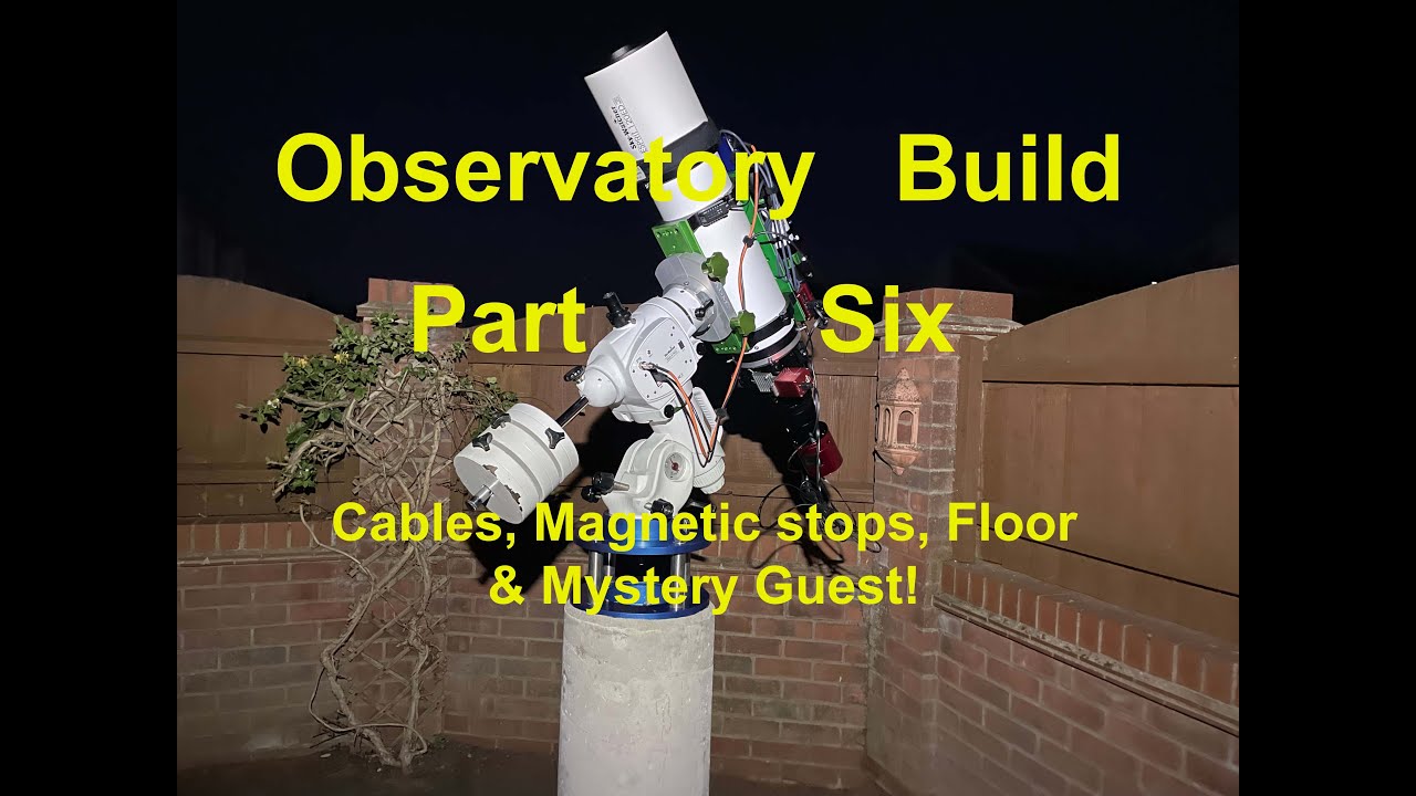How to Build an Observatory for a Telescope Part 6