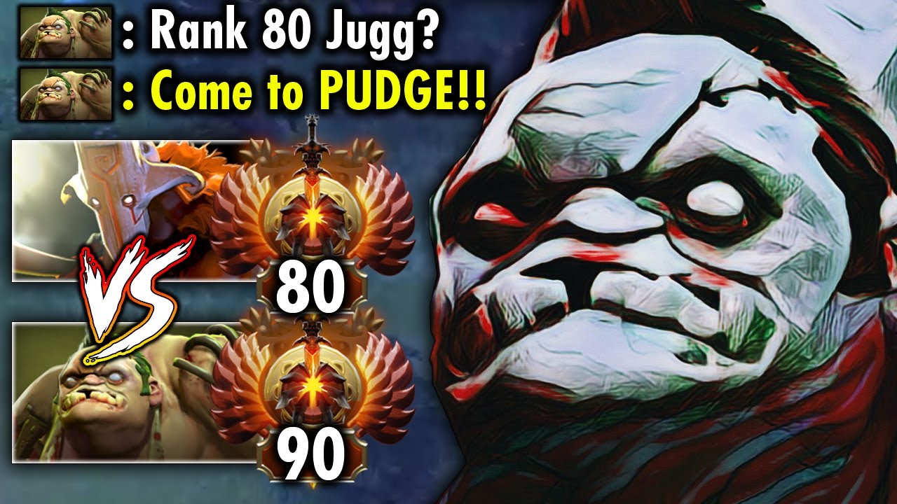 9K PUDGE VS 9K JUGGERNAUT - HOW TO HOOK RANK 80 JUGGERNAUT??! -Genius Pudge
