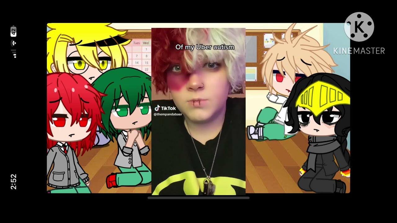 Mha reacts to Shoto part 2, (autistic Shoto, angst)