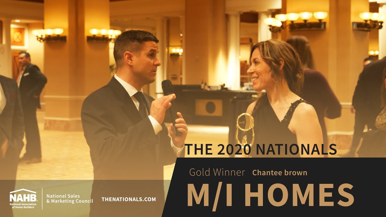 The 2020 Nationals - Chantee brown - M/I Homes - 2020 NAHB Online Sales Professional of the Year
