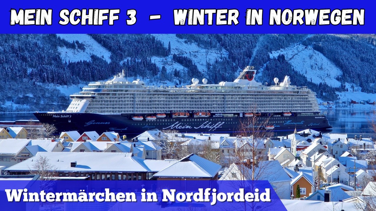 Winter in Norwegen mit Mein Schiff 3 | Nordfjordeid im Schnee & ein schwieriger Seetag