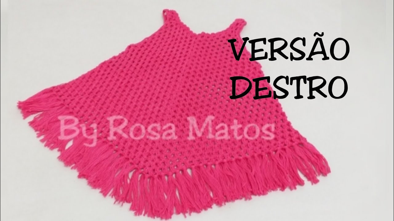 SAÍDA DE PRAIA INFANTIL VERSÃO DESTRO #BYROSAMATOS