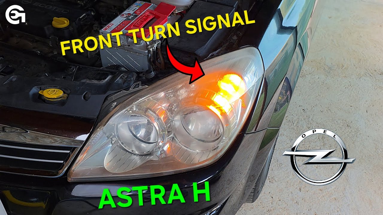 Opel/Vauxhall Astra H - Front Turn Signal Bulb Replacement H21W