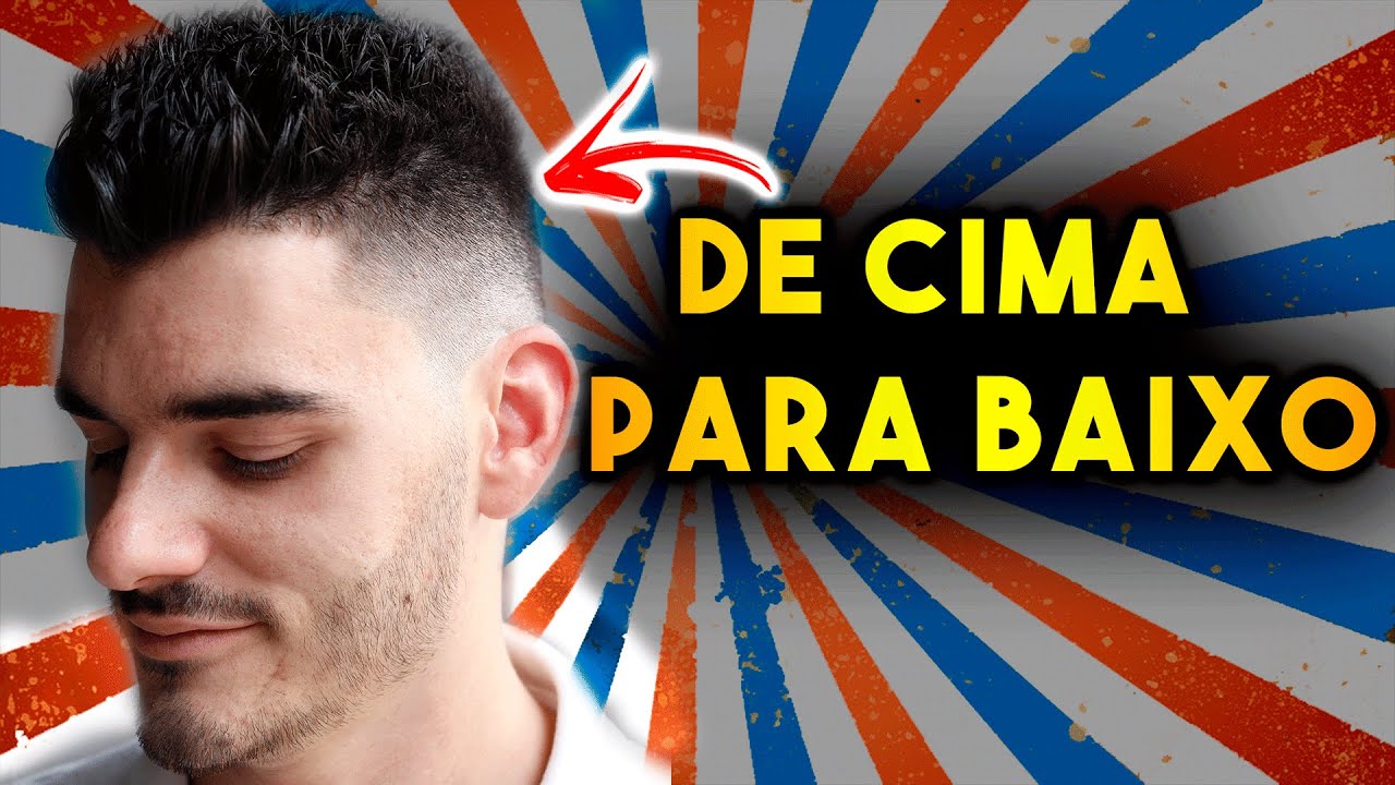 Corte de Cabelo Social Conectado dos Dois Lados + 2 Tipos de Degradê