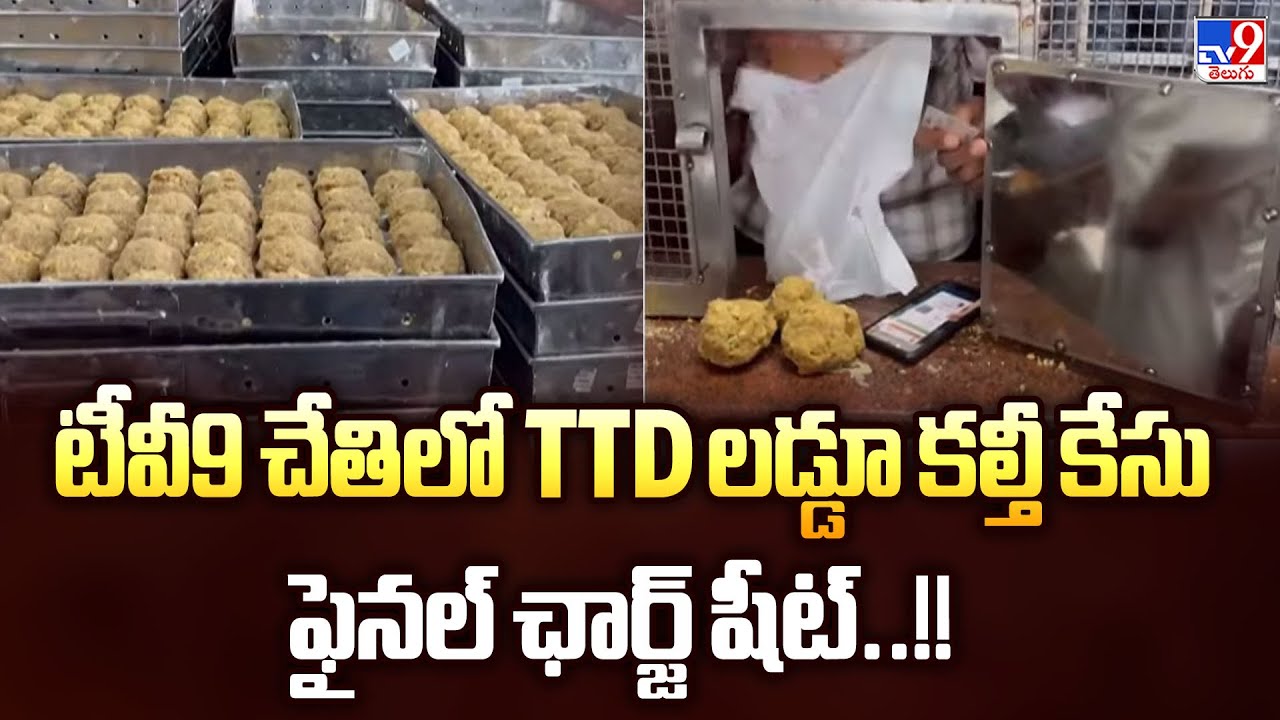 Tirumala Laddu Row: టీవీ9 చేతిలో TTD లడ్డూ కల్తీ కేసు ఫైనల్ ఛార్జ్ షీట్..!! - TV9