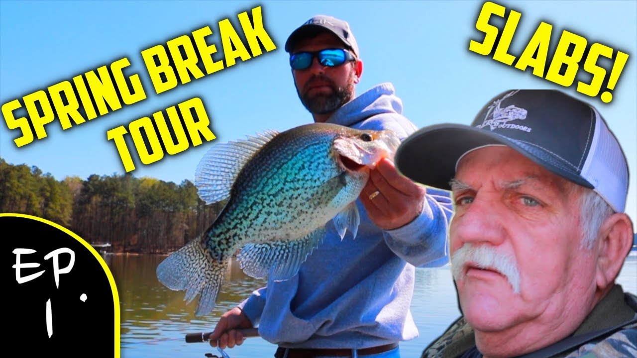 GIANT Crappie on Lake Allatoona!!! (Spring Break Tour)