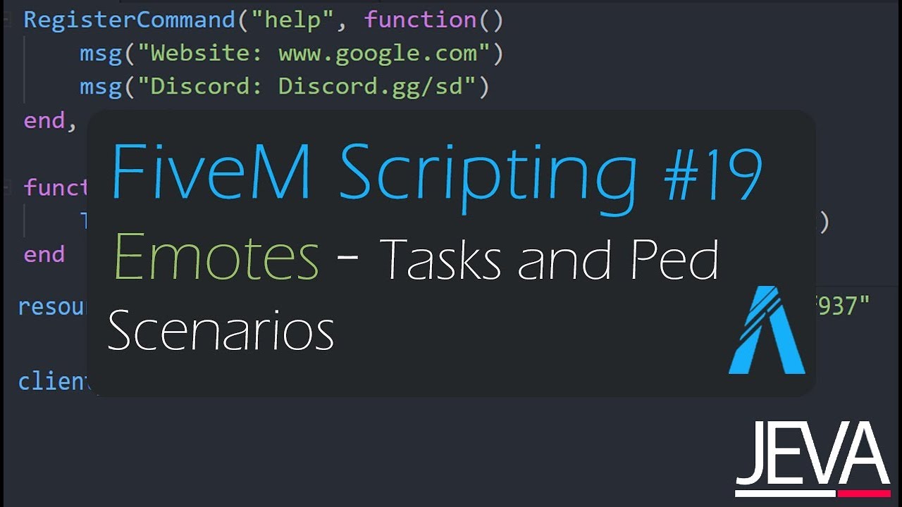 FiveM Scripting 19 - Emotes (Tasks and Ped Scenarios)