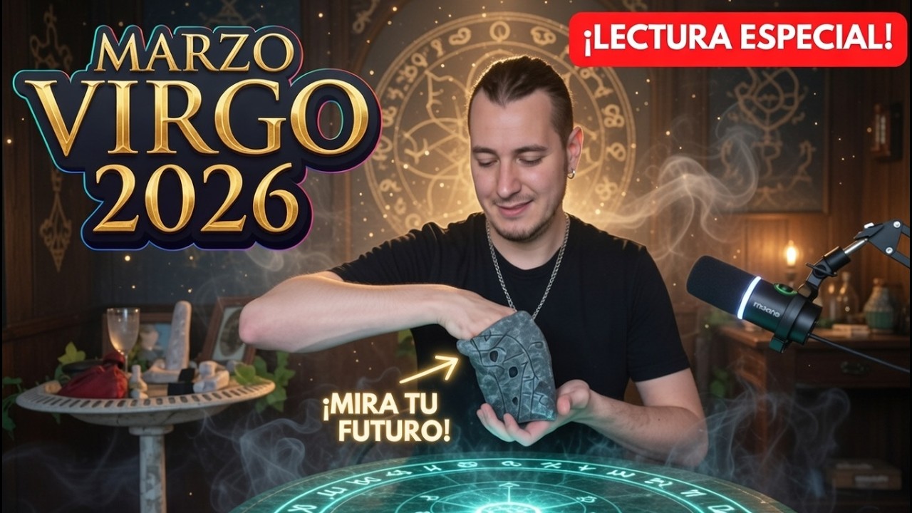 Virgo Marzo 2026: La runa que salió me dejó helado… ❄️🪄