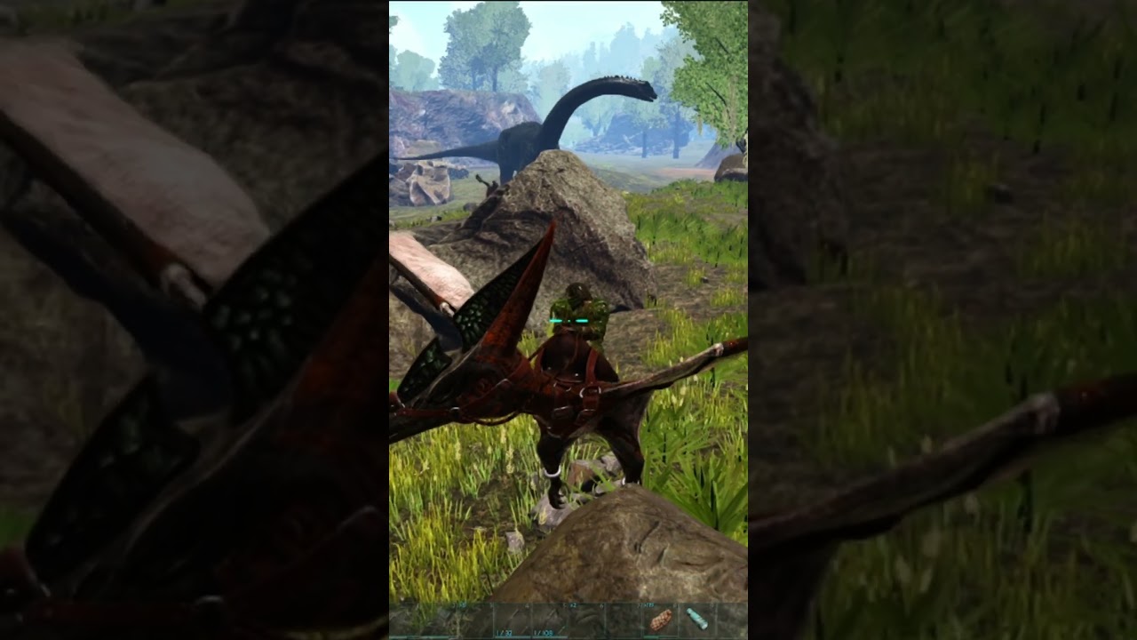 Taking a Alpha Raptor on a run #arksurvivalevolved #playark #dinosaur #dinosaurs #survivetheark