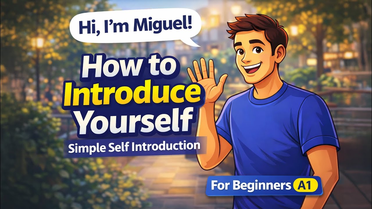 How to Introduce Yourself | Simple Self Introduction in English | For Beginners (A1)