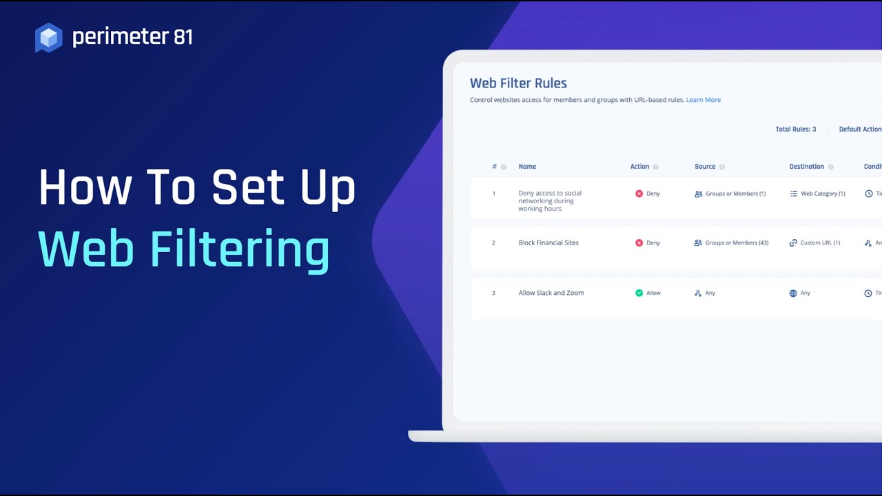 How To Setup Web Filtering