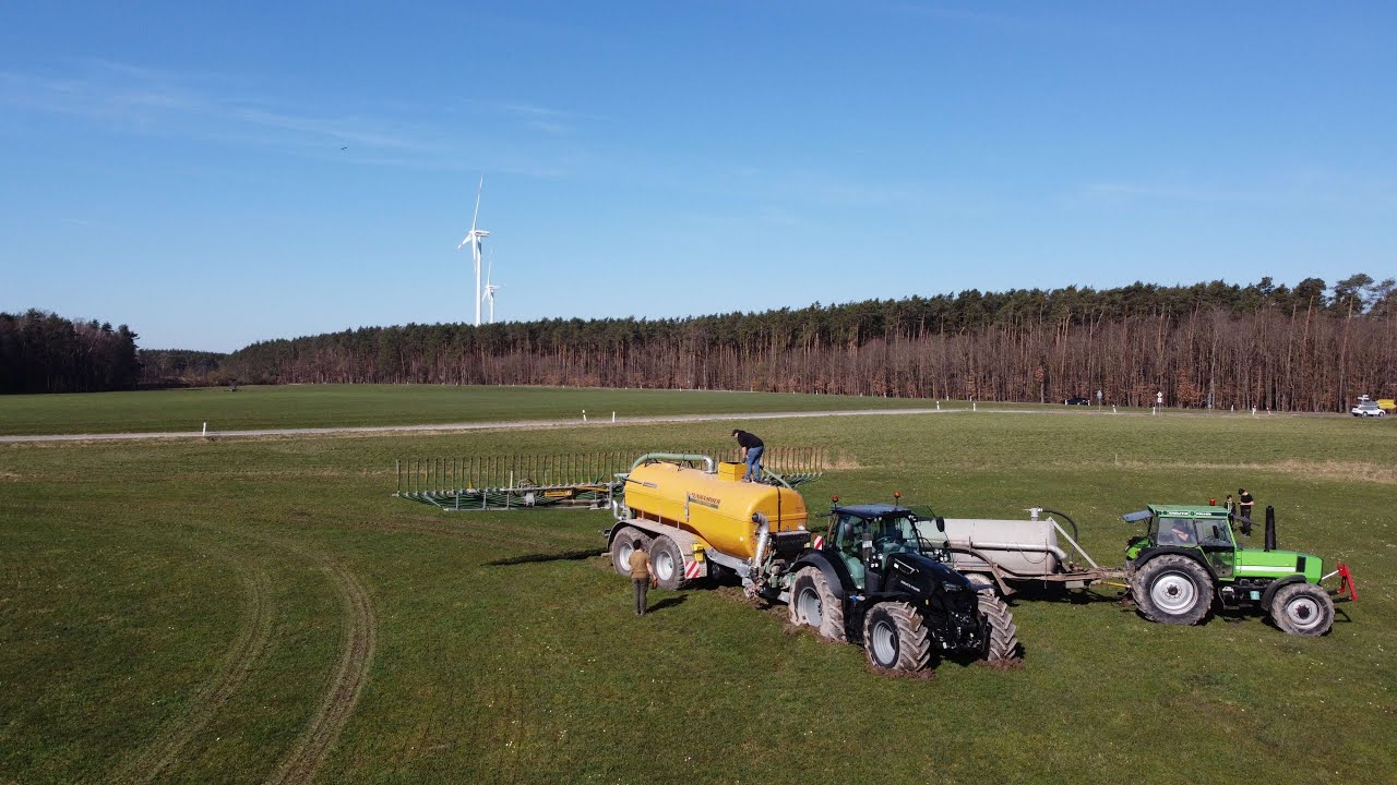 Deutz Fahr 7250TTV/ steckengeblieben beim güllefahren / Franken_Agrar