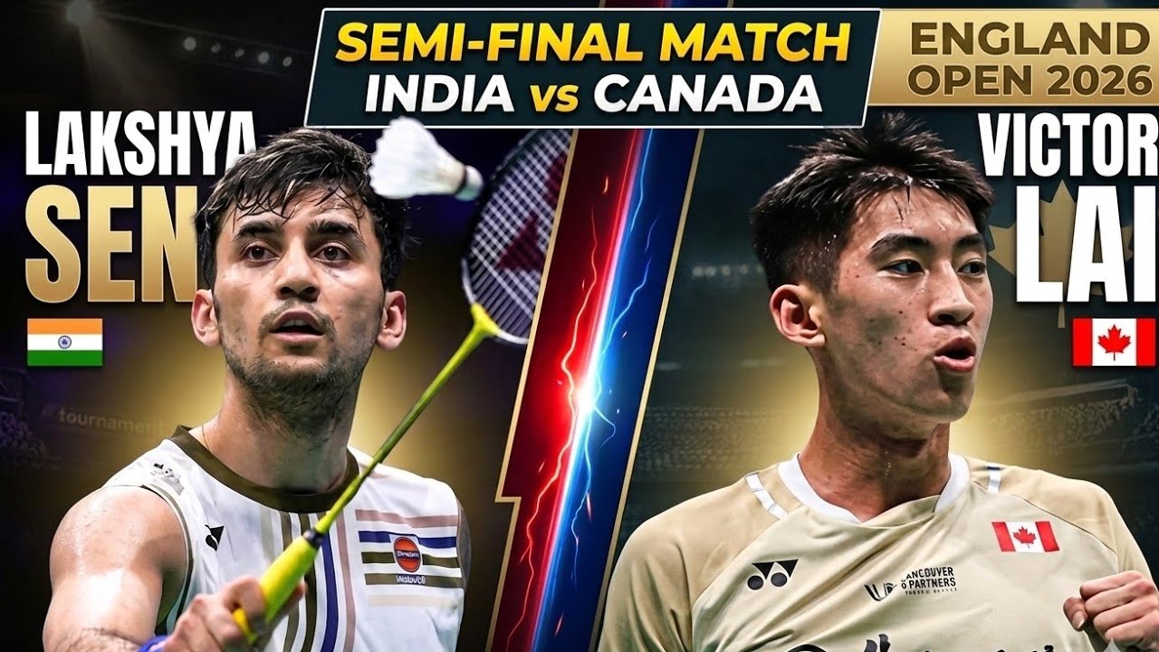 🇮🇳 Lakshya Sen vs🇨🇦 Victor Lai ( semi final ) set - 1