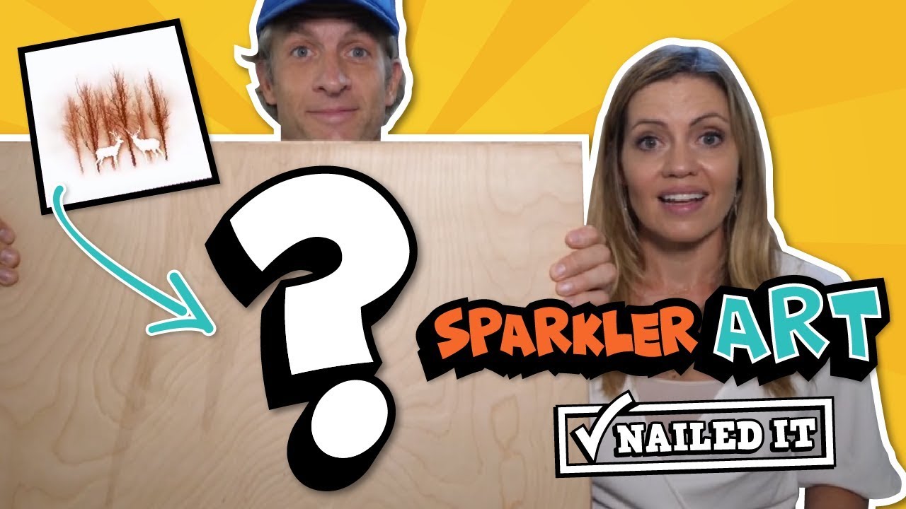DIY Sparkler Art // Crafting MYTH BUSTERS! Nailed It or Failed It?