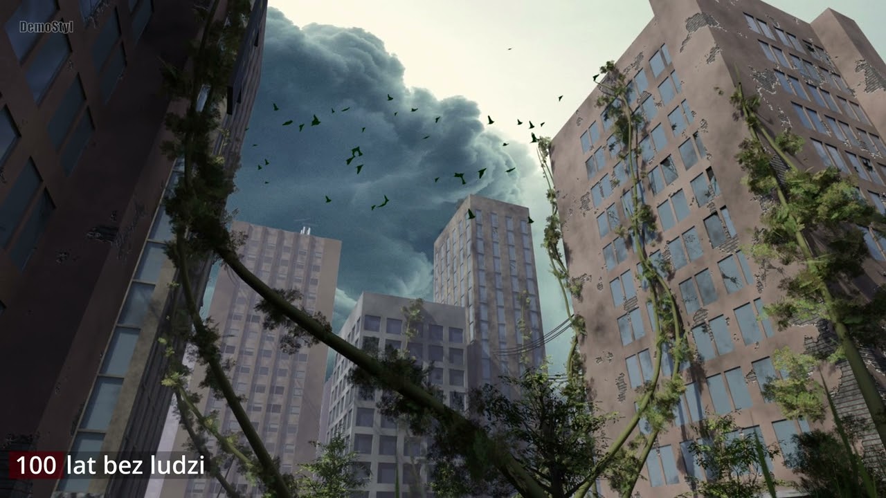 Miasto bez ludzi, apokalipsa? - animacja 3D